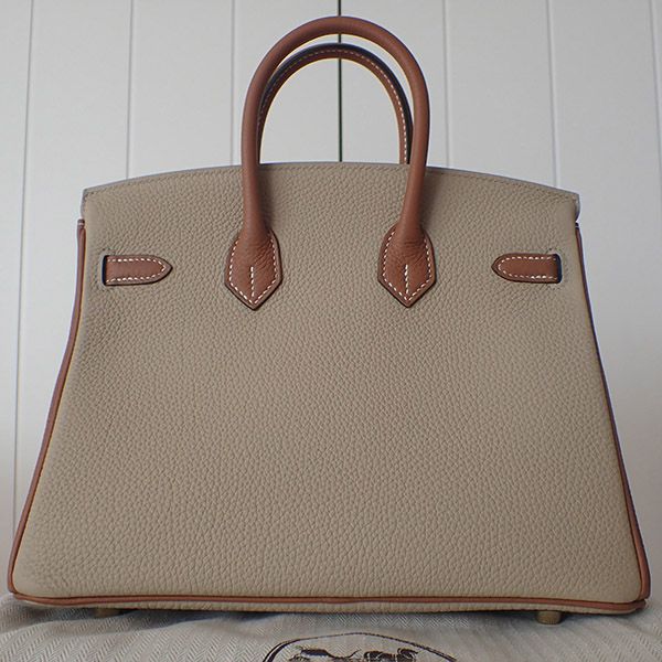 エルメス バーキン25 コピー ハンドバッグ トレンチ/ゴールド